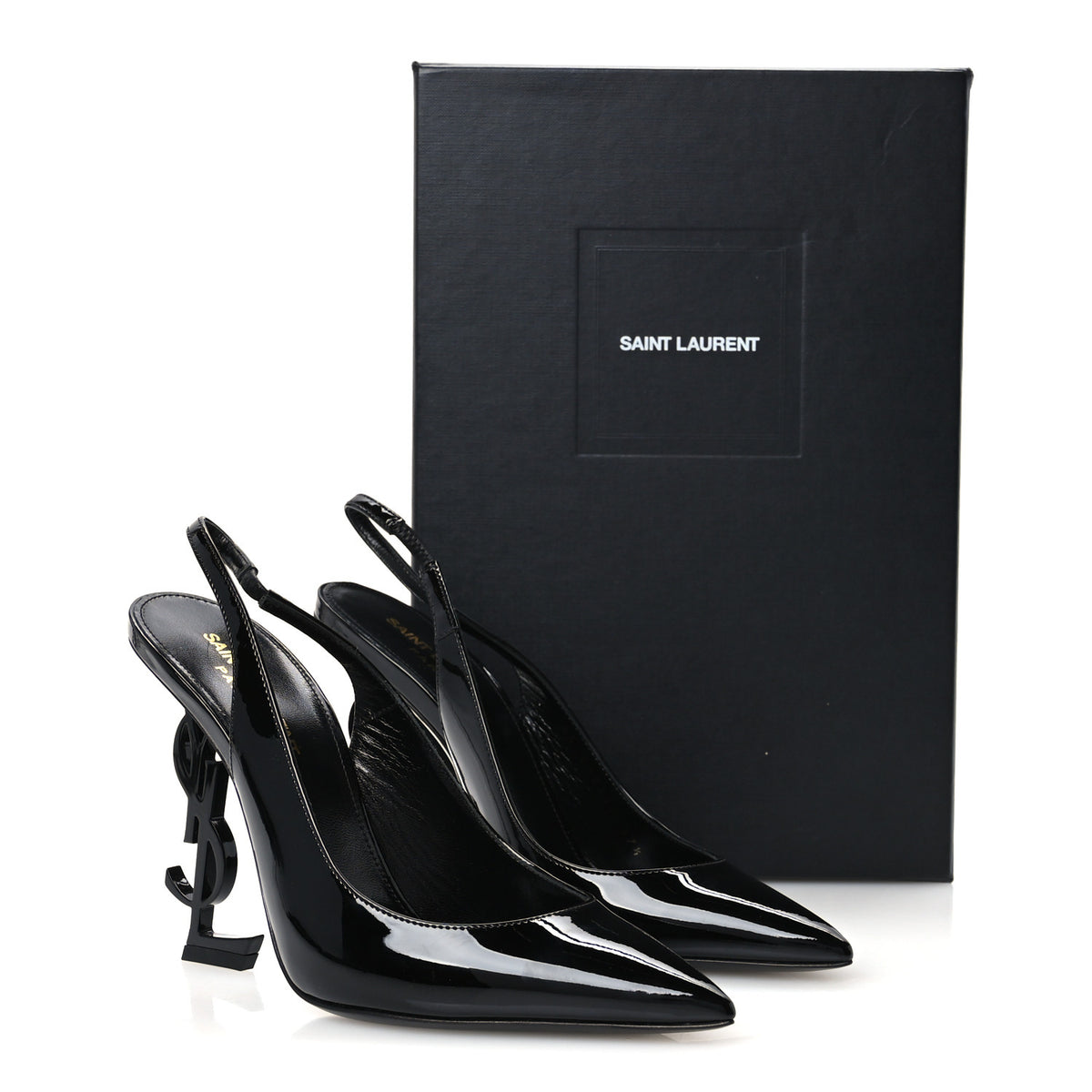 Patent Opyum 110 Slingback Pumps 37.5 Black
