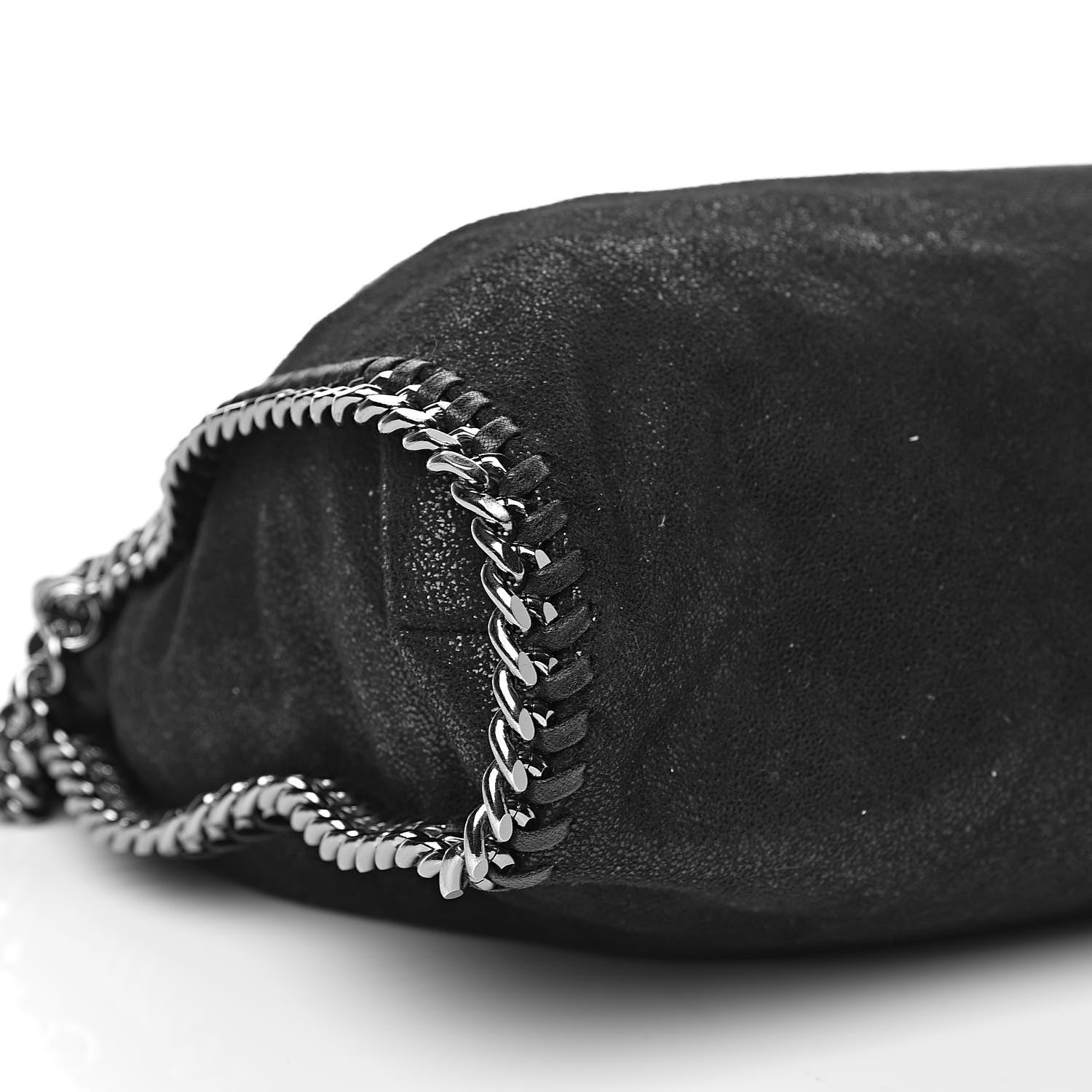 Stella McCartney Shaggy Deer Falabella Fold Over Tote Black 11 of 12