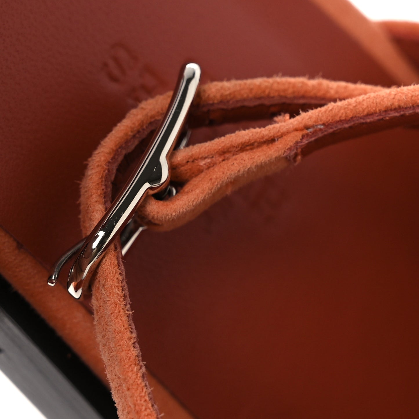 Suede Goatskin Santorini Sandals 38 Bois De Santal