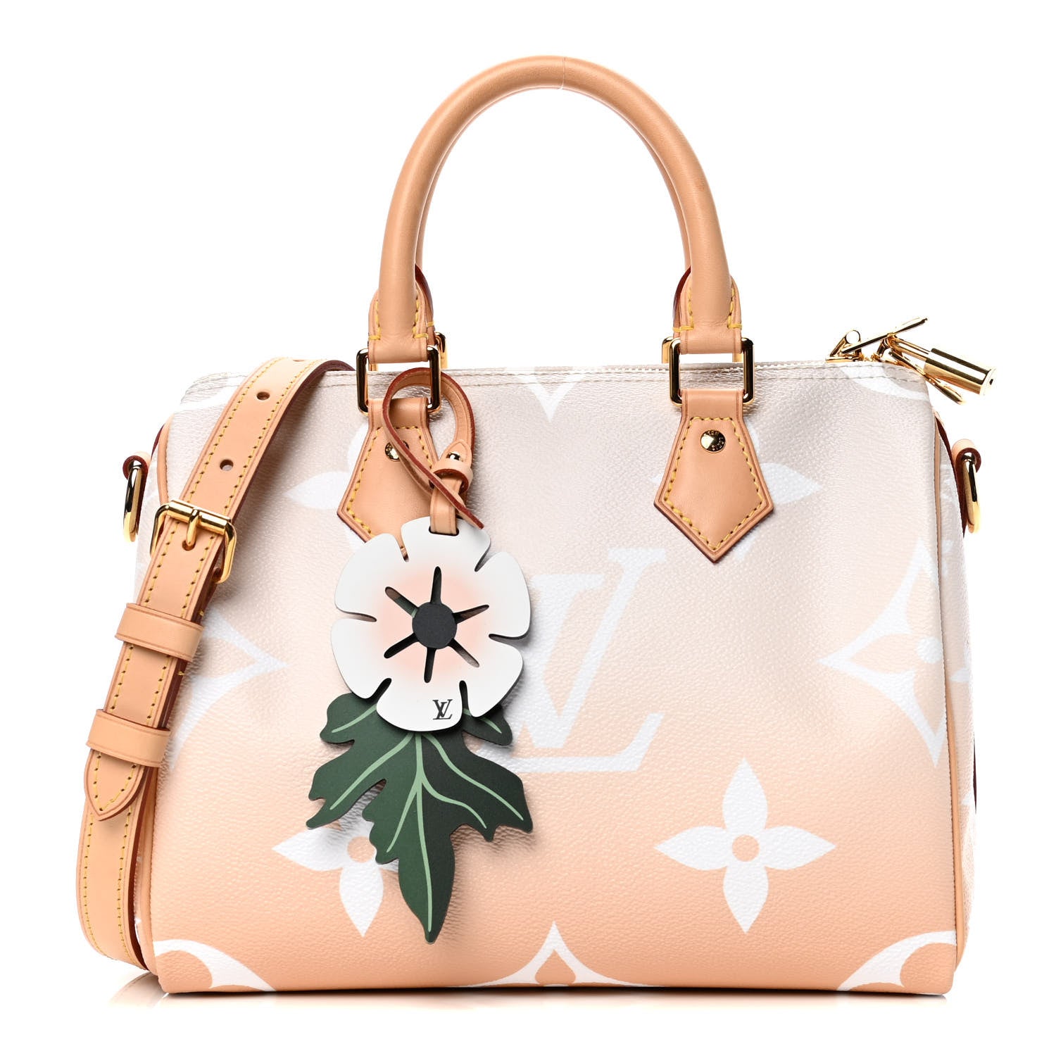 Louis Vuitton Monogram Giant By The Pool Speedy Bandouliere 25 Brume 1 of 5