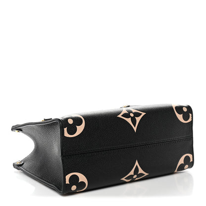 Louis Vuitton Empreinte Monogram Giant Onthego PM Black Beige 4 of 10