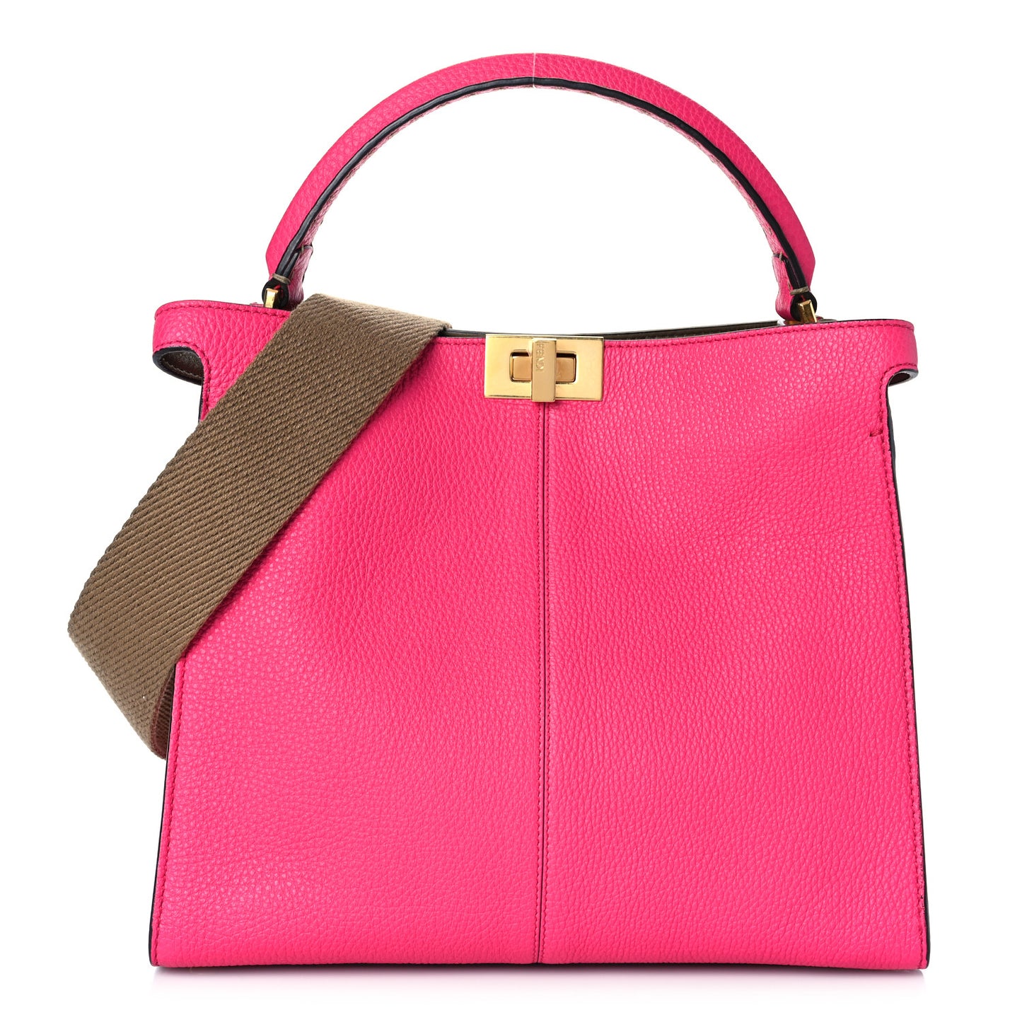 Cuoio Romano Selleria Medium Peekaboo X-Lite Fuxia