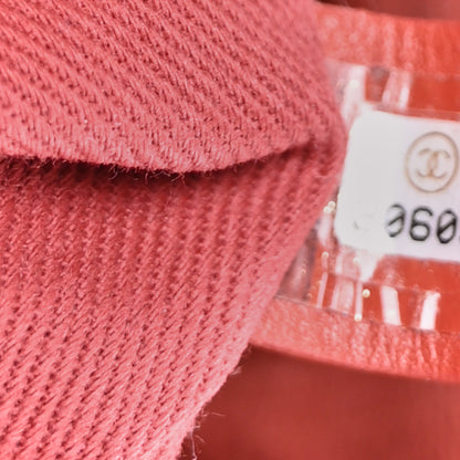 Chanel Canvas Small Double Face Shopping Tote Red 6 of 11