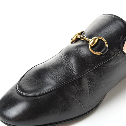 Gucci Calfskin Womens Princetown Slippers 37.5 Black 13 of 17