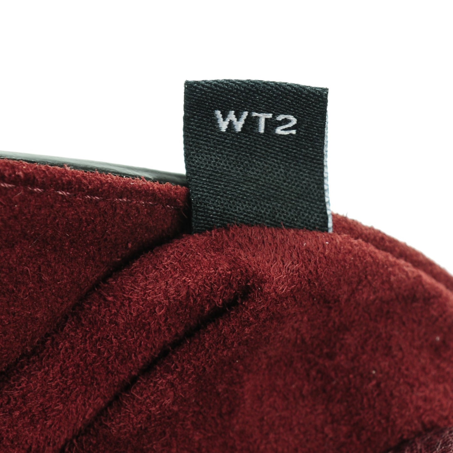 Natural Calfskin Medium Lily Flap Oxblood