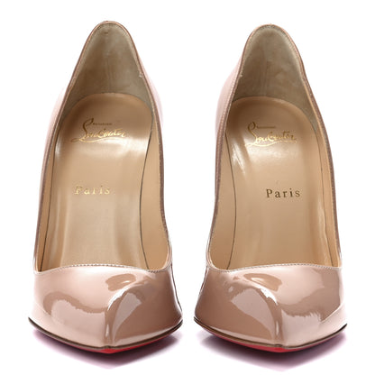 Christian Louboutin Patent Corneille 100 Pumps 39 Nude 2 of 8