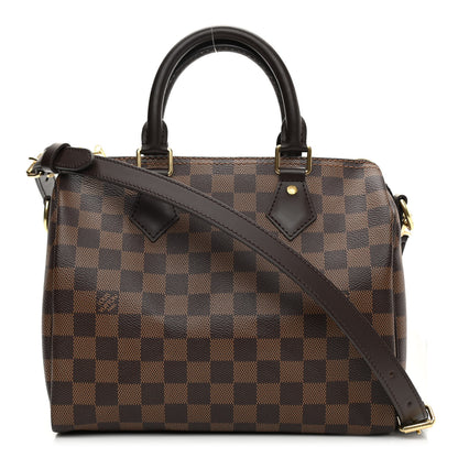 Louis Vuitton Damier Ebene Speedy Bandouliere 25 1 of 7