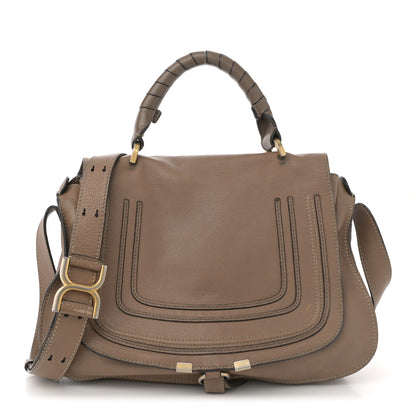 Chloe Calfskin Medium Marcie Top Handle Bag Nut 1 of 41