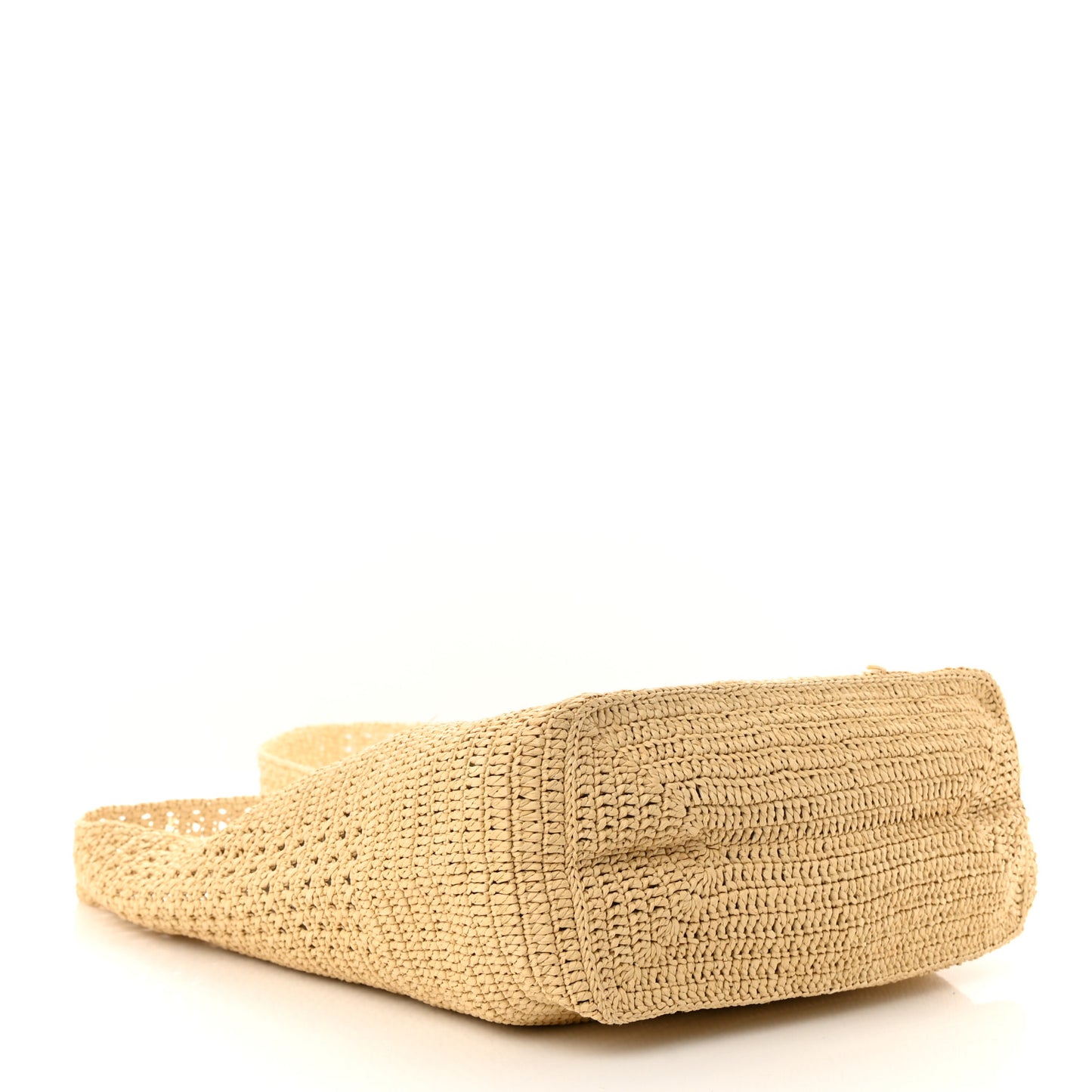 Raffia Monogram Hobo Naturale