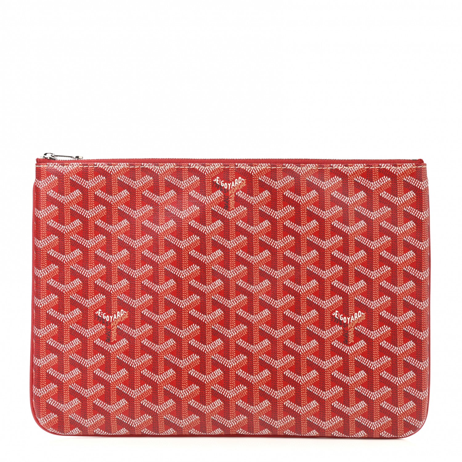 Goyard Goyardine Senat Pochette MM Red 1 of 7