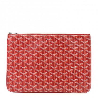 Goyard Goyardine Senat Pochette MM Red 1 of 7