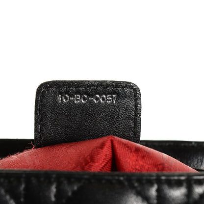 Christian Dior Lambskin Cannage Medium Lady Dior Black 9 of 9