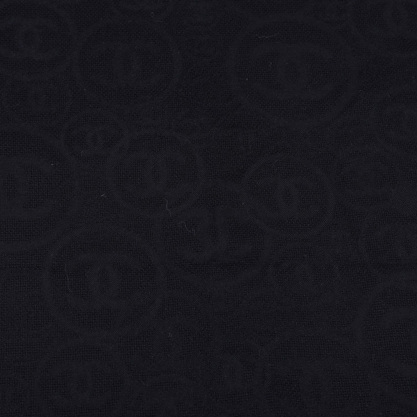 Cashmere CC Logo Scarf Black