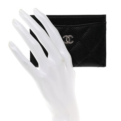 Chanel Caviar Quilted Card Holder Black 2 of 8