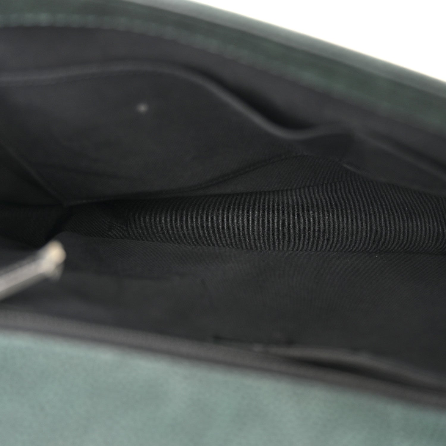 Chanel Iridescent Caviar Quilted Large Boy Flap Dark Green 5 of 14