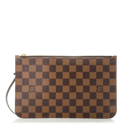 Louis Vuitton Damier Ebene Neverfull MM GM Pochette 1 of 7