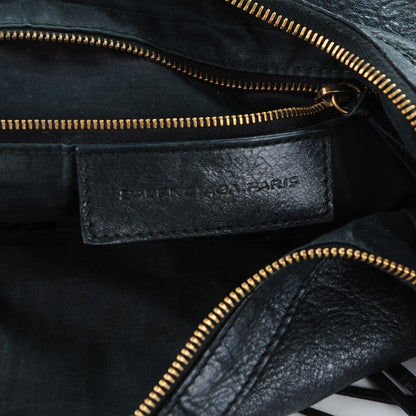 Balenciaga Agneau Classic Hardware Day Hobo Black 6 of 17