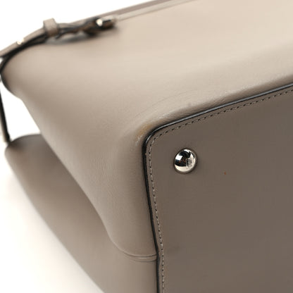 Fendi Vitello Dolce Century Petite 2Jours Tote Tortora Carbone 8 of 9