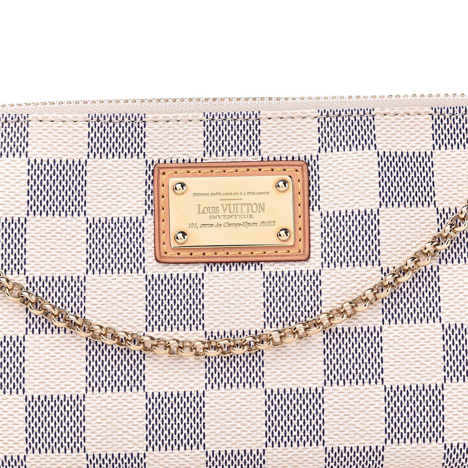 Louis Vuitton Damier Azur Pochette Milla MM 10 of 10