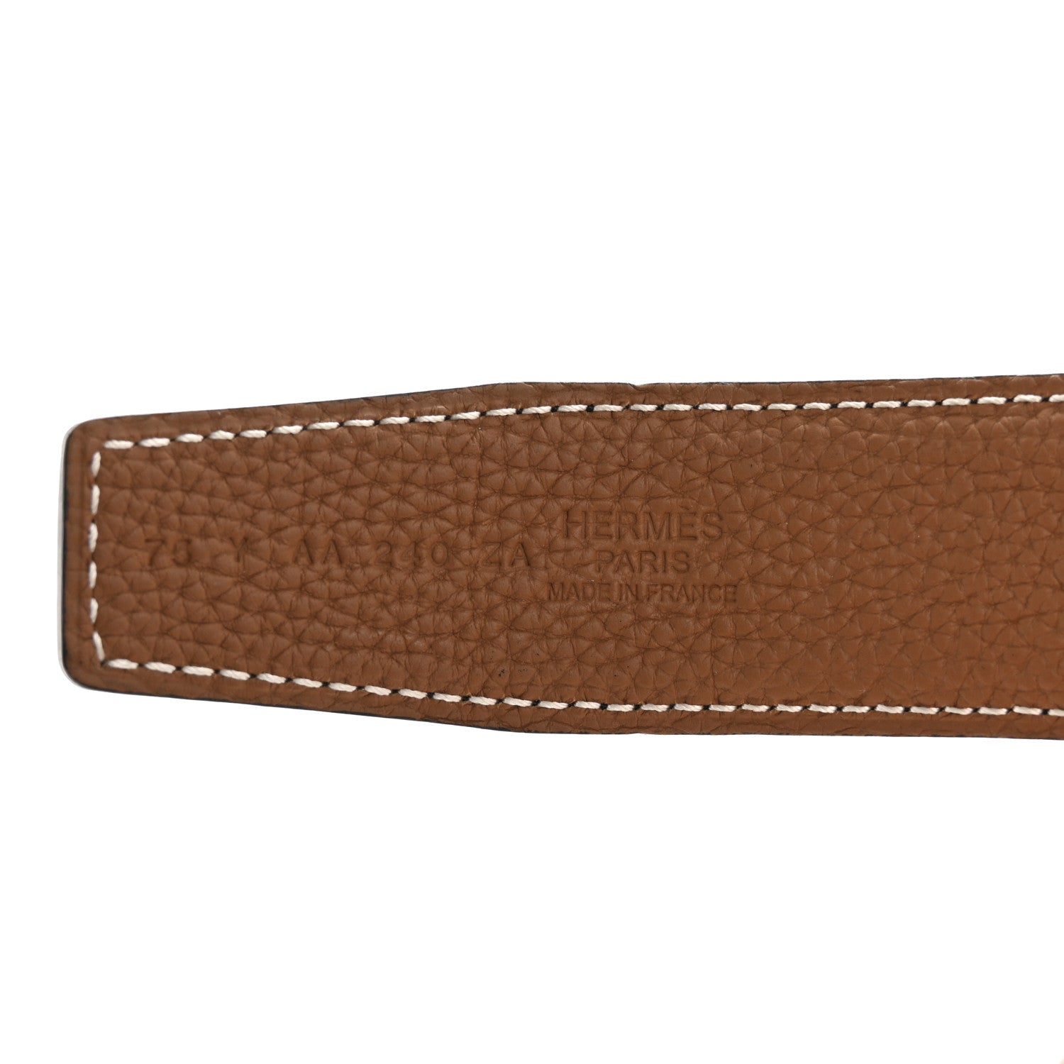 Hermes Box Togo 32mm Martelee H Belt 75 30 Black Gold 5 of 6