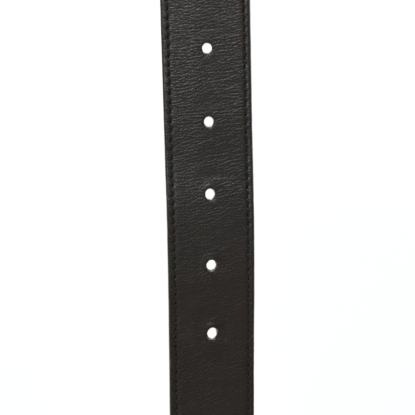 Calfskin Double G 30mm Belt 80 32 Dark Cocoa