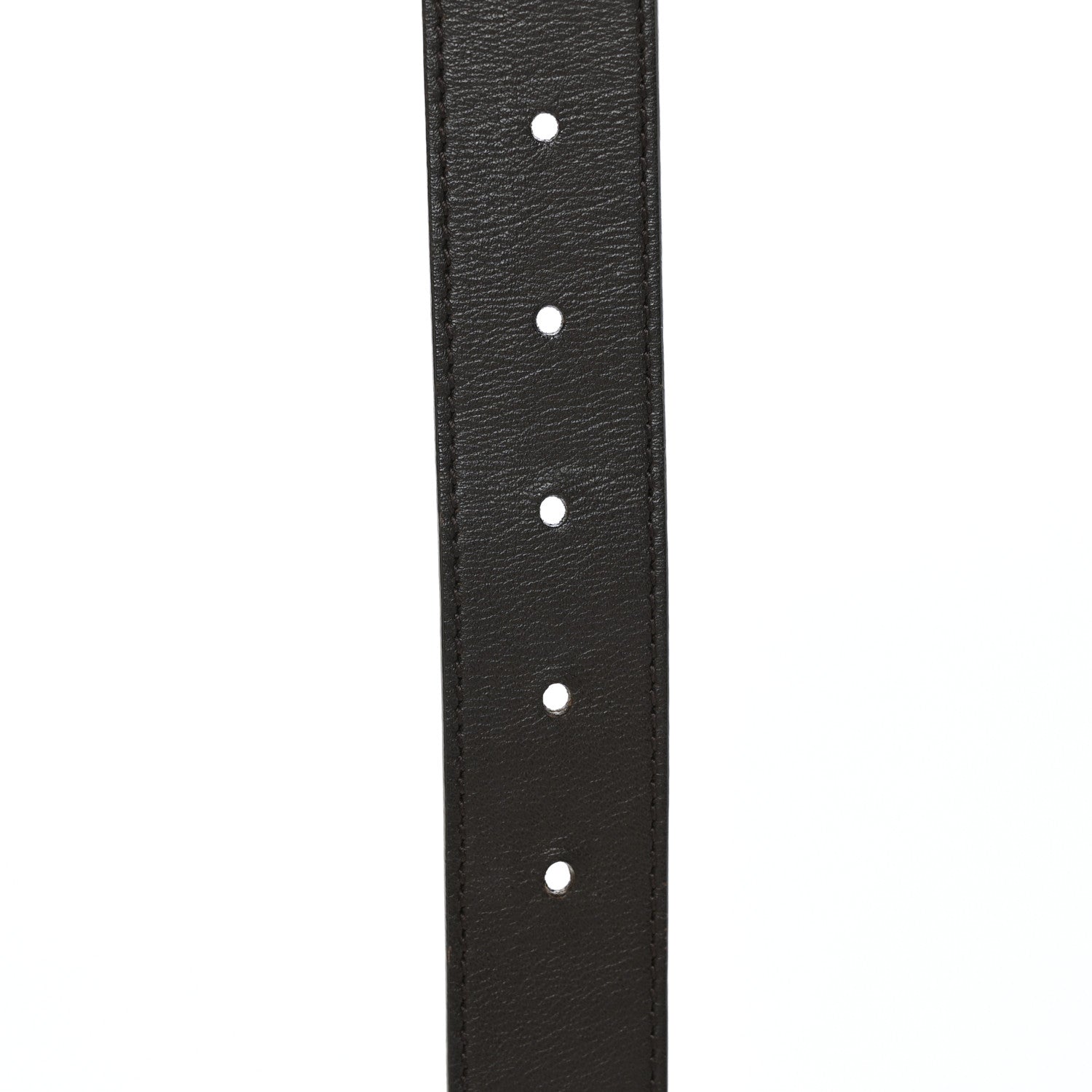 Gucci Calfskin Double G 30mm Belt 80 32 Dark Cocoa 5 of 5