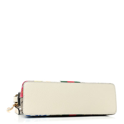 Gucci GG Supreme Monogram Flora Web GG Small Ophidia Dome Shoulder Bag White 4 of 9