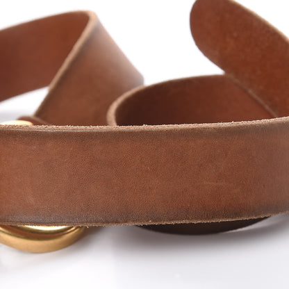 Gucci Faded Calfskin Double G 40mm Belt 85 34 Cuir 7 of 7