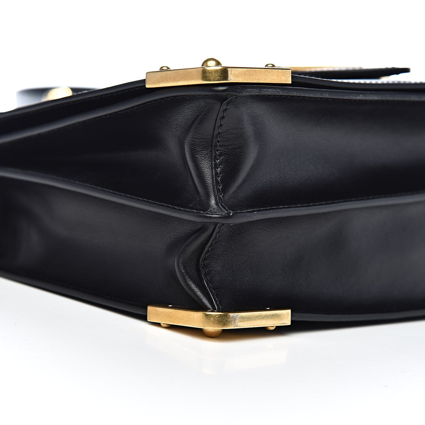 City Calf Saffiano Large Cahier Bag Black