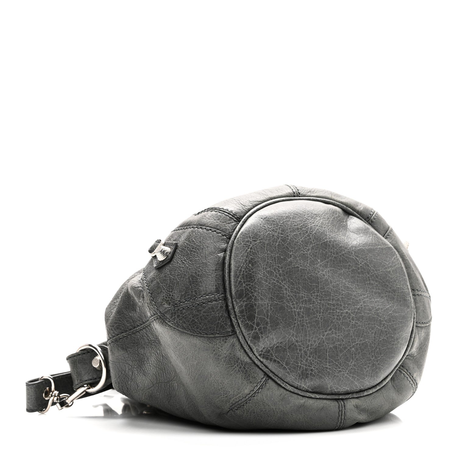 Balenciaga Agneau Giant 12 Silver Hardware Mini Pompon Gris Fossile 5 of 11