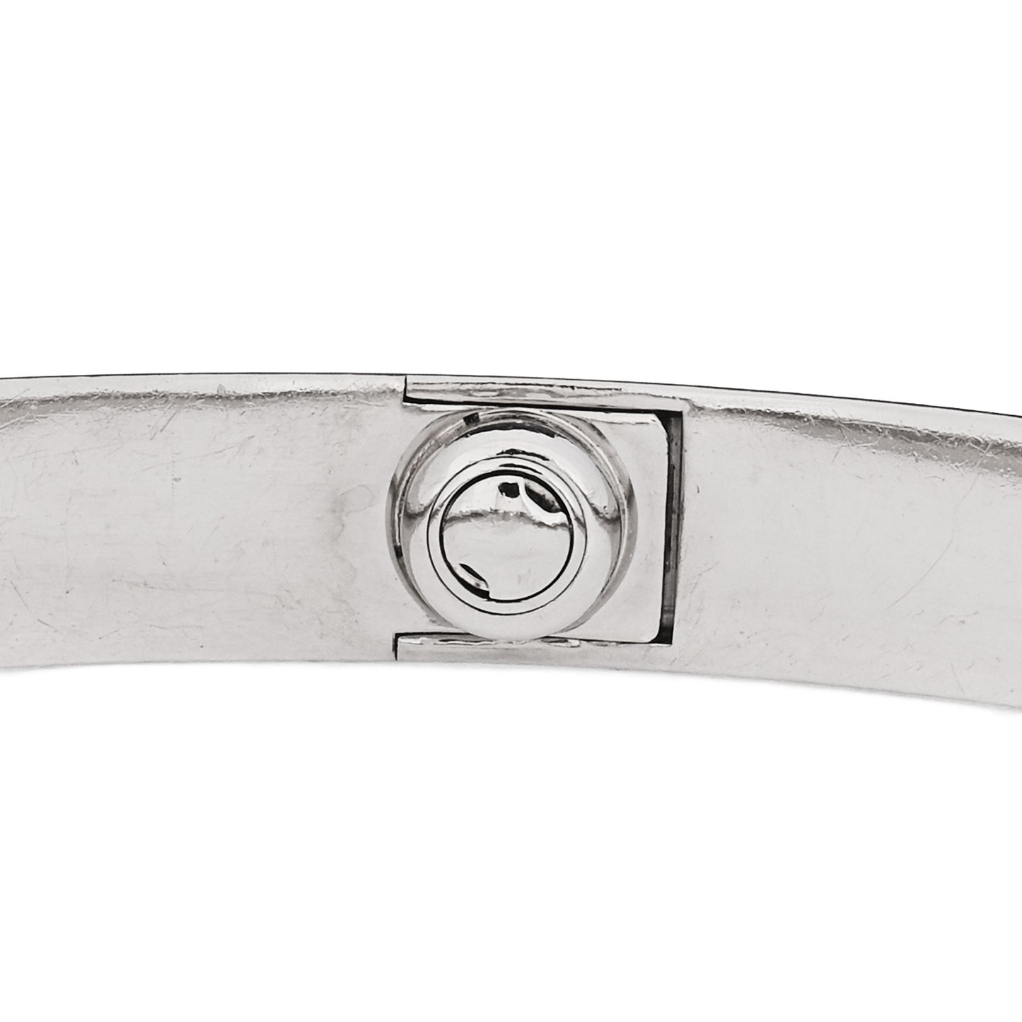 18K White Gold LOVE Bracelet 17