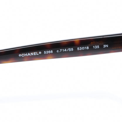 Chanel Tortoise CC Sunglasses 5266 4 of 5