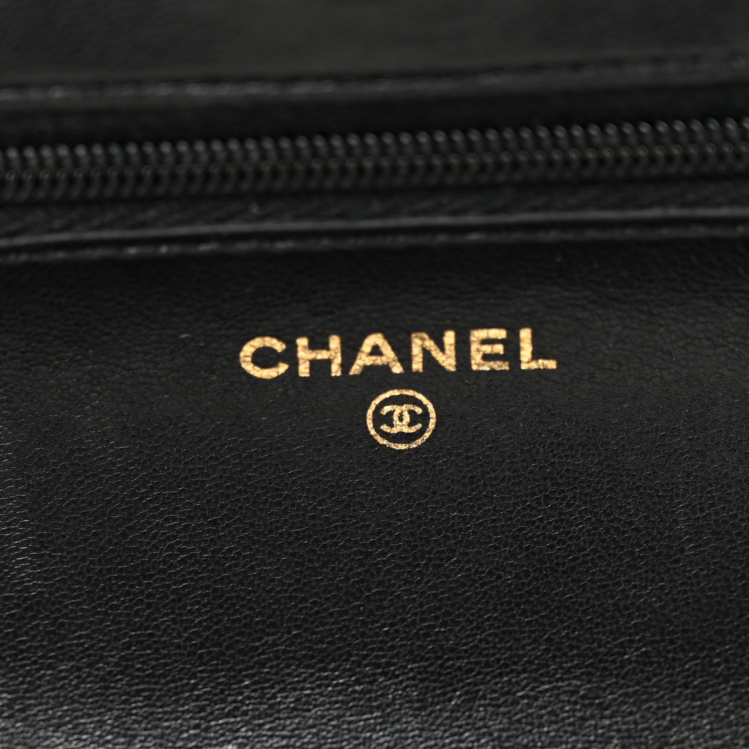Chanel Lambskin Quilted Wallet On Chain WOC Black 6 of 13