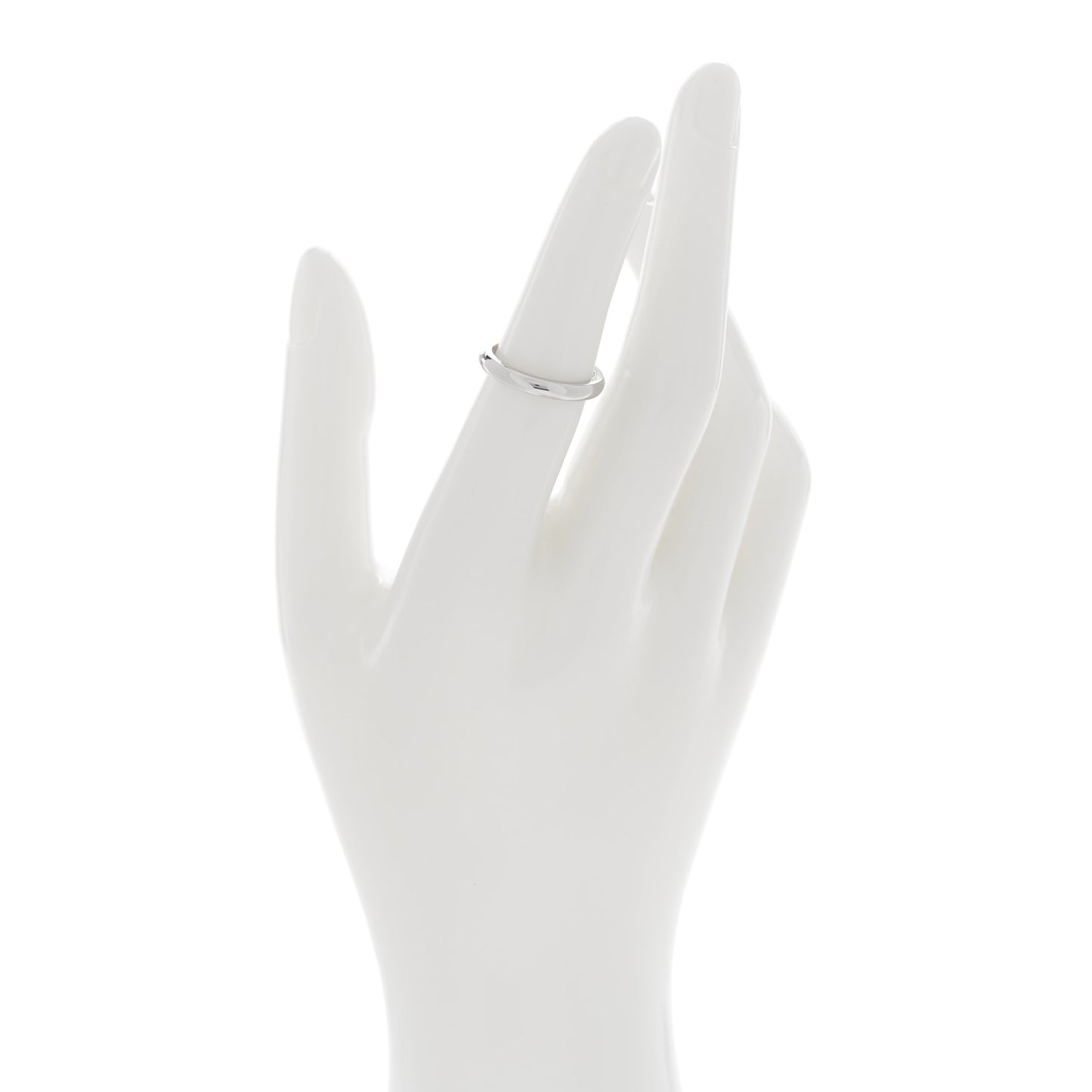 Platinum Diamond Elsa Peretti Band Ring 50 5.5
