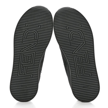 Fendi X SARAH COLEMAN Mesh FF Vertigo Runner Slip On Sneakers 36.5 Black 6 of 13