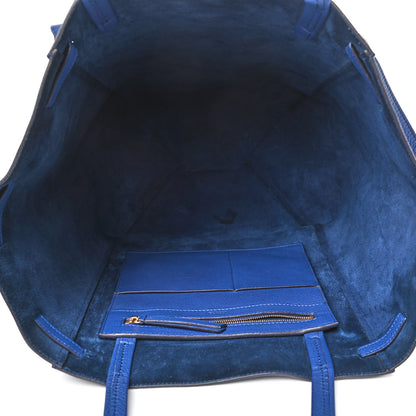 Celine Soft Grained Calfskin Small Belt Cabas Phantom Indigo 5 of 11