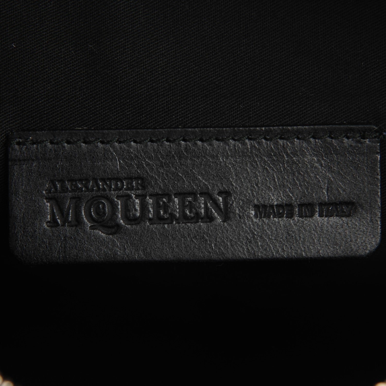 Alexander McQueen Coated Canvas Mini Skull Zipped Pouch Black 6 of 7