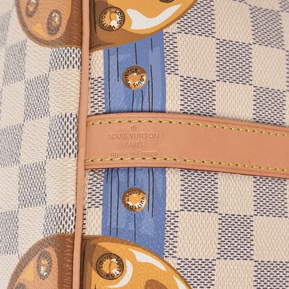 Louis Vuitton Damier Azur Summer Trunks Speedy Bandouliere 30 7 of 7