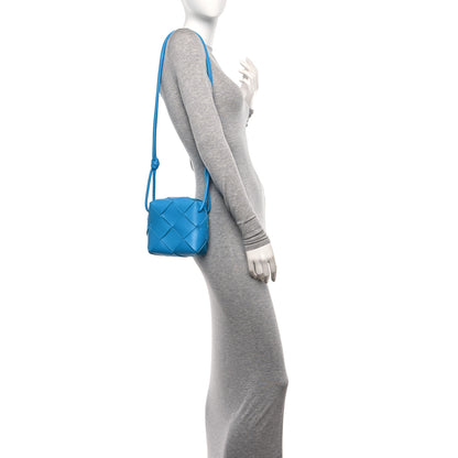 Bottega Veneta Lambskin Maxi Intrecciato Mini Cassette Camera Bag Pool 2 of 9