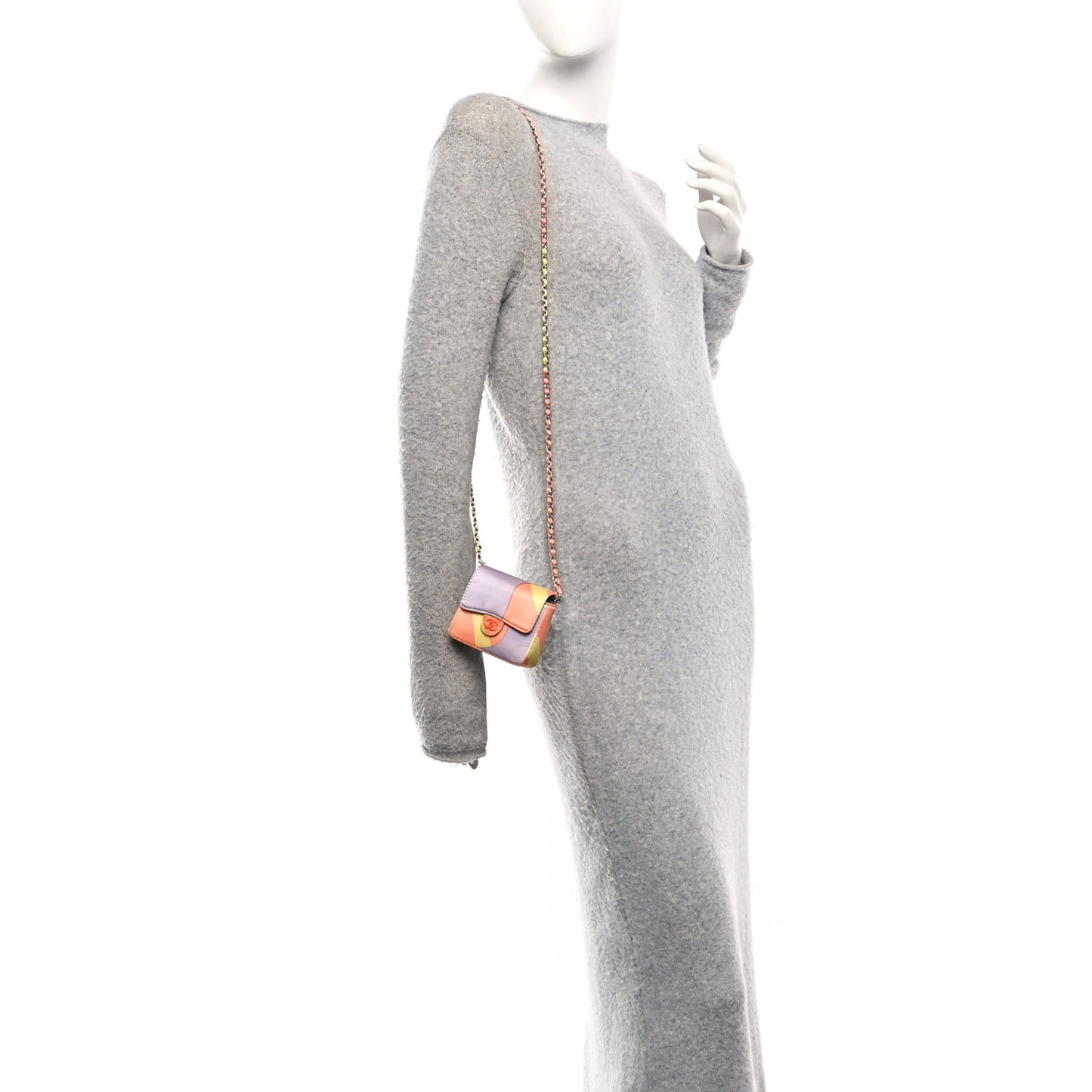 Satin Convertible Micro Flap Multicolor