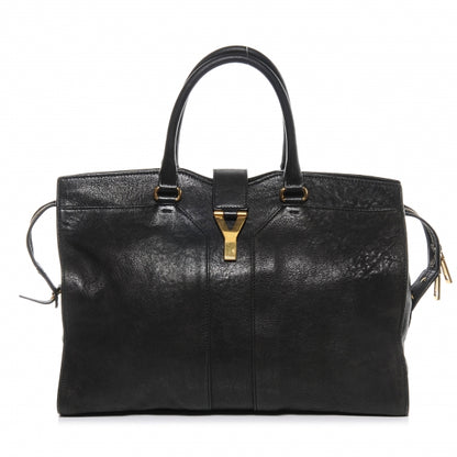 Saint Laurent Leather Large Cabas Chyc Black 1 of 7