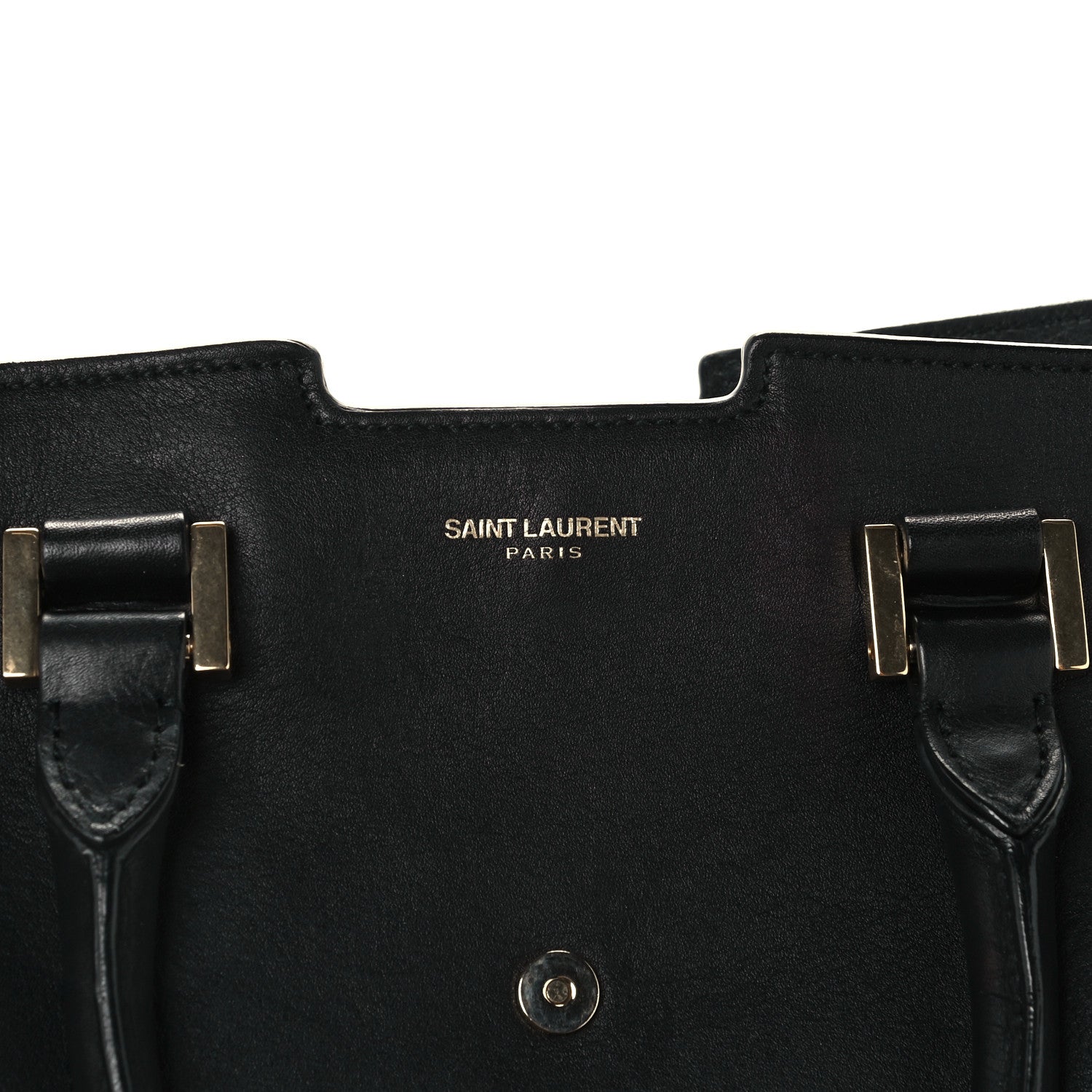 Saint Laurent Calfskin Small Classic Y Cabas Black 7 of 12
