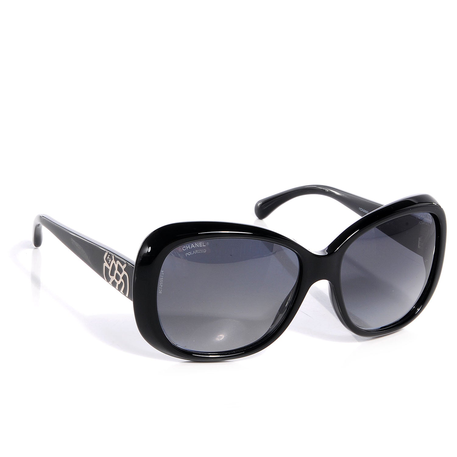 Chanel CC Camellia Sunglasses 5248 Black 3 of 6