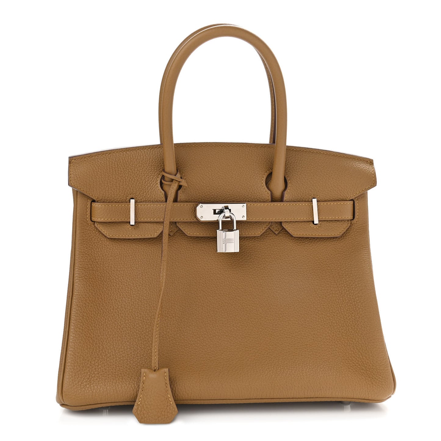 Togo Verso Birkin 30 Bronze Dore Bleu Brume