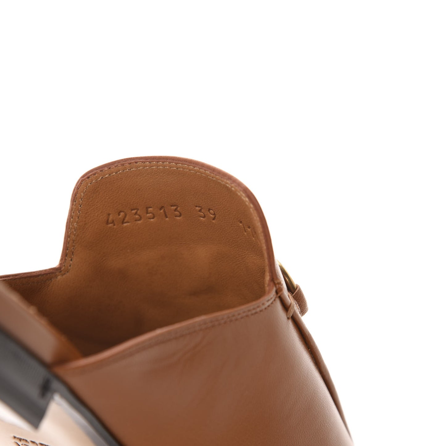 Malaga Kid Womens Princetown Slippers 38 Cognac