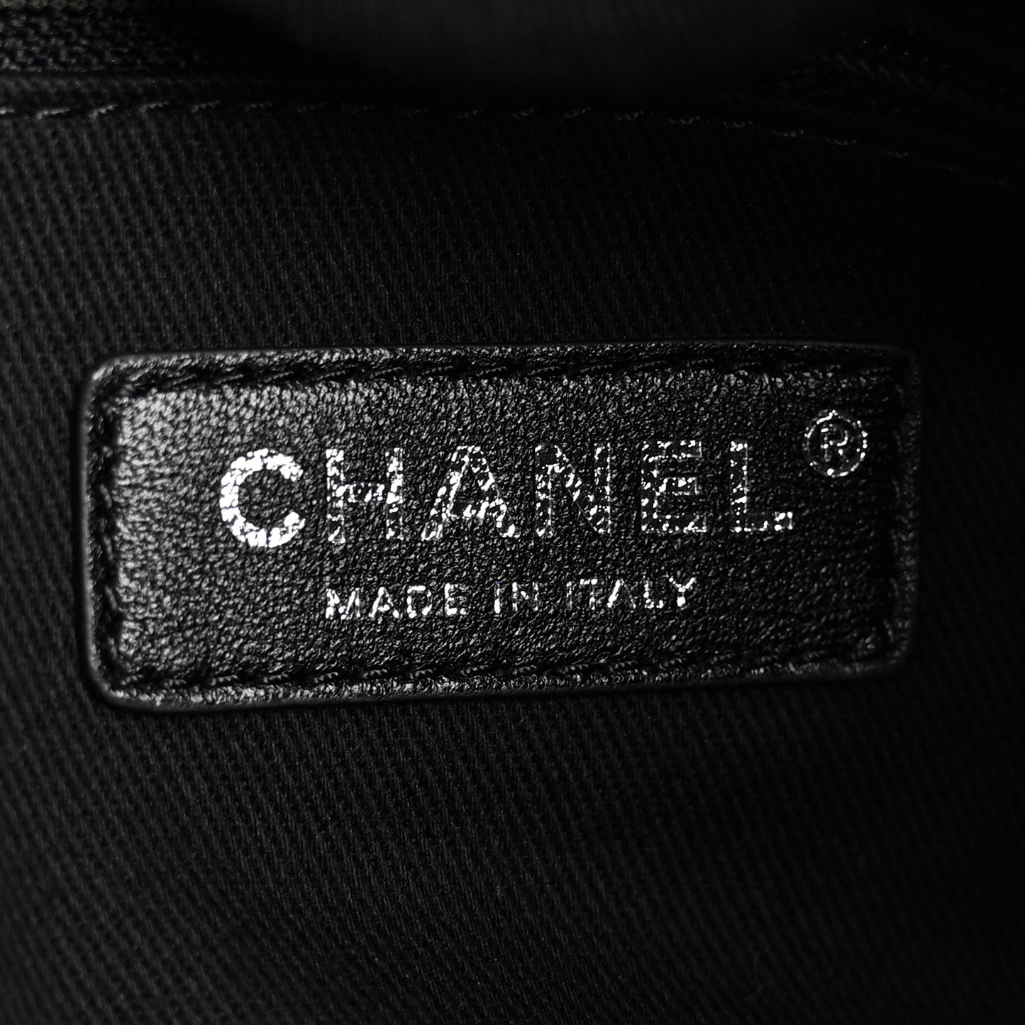 Canvas Pearl Medium Deauville Tote Black