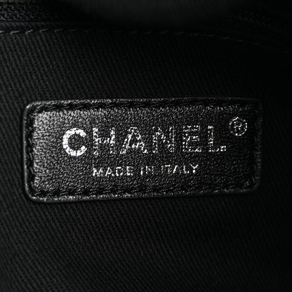 Chanel Canvas Pearl Medium Deauville Tote Black 6 of 12
