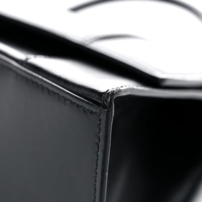 Balenciaga Shiny Box Calfskin Small Hourglass Top Handle Bag Black 9 of 19