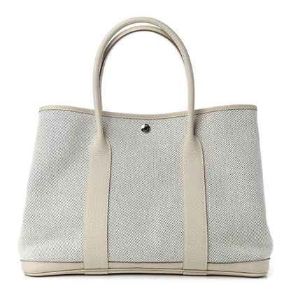 Hermes Twill H Negonda Garden Party 36 MM Tote Ecru Craie 1 of 6