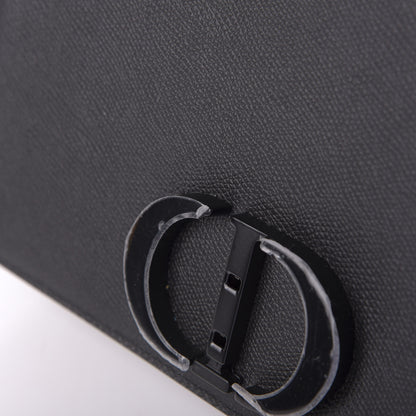 Christian Dior Ultra Matte Grained Calfskin 30 Montaigne Flap Bag Black 8 of 10